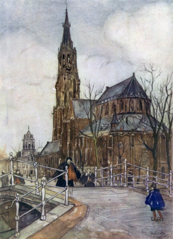 Die Nieuwe Kerk, Delft von Nico Jungman