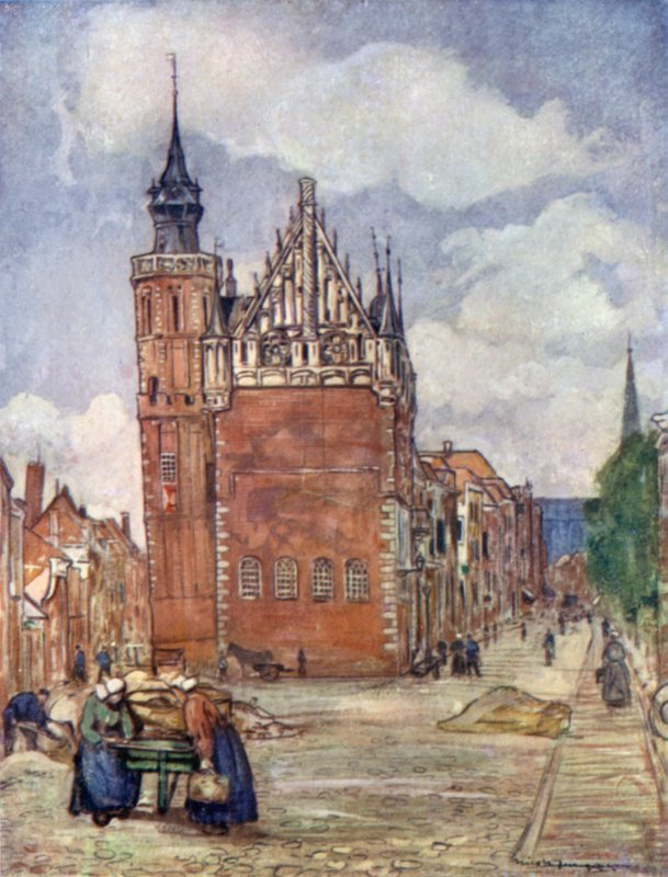 Das Rathaus von Kampen von Nico Jungman