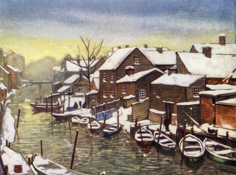 Norwegen: Alter Kanal, Christiania von Nico Jungman