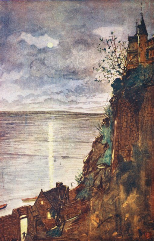 Eingang zum Mont St Michel von Nico Jungmann