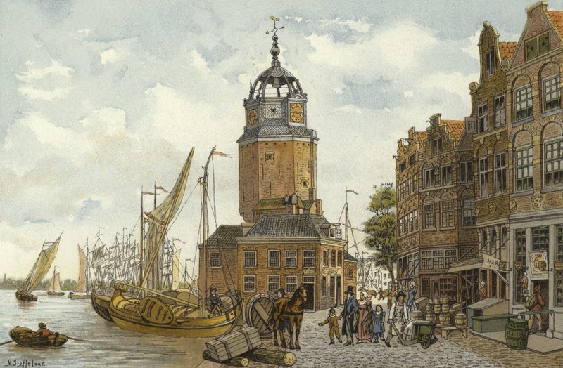 Haringpakkerstoren, Amsterdam, 19. Jahrhundert von Nico Steffelaar