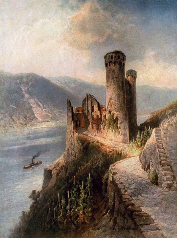 Die Ruinen von Ehrenfels von Nicolai Astudin