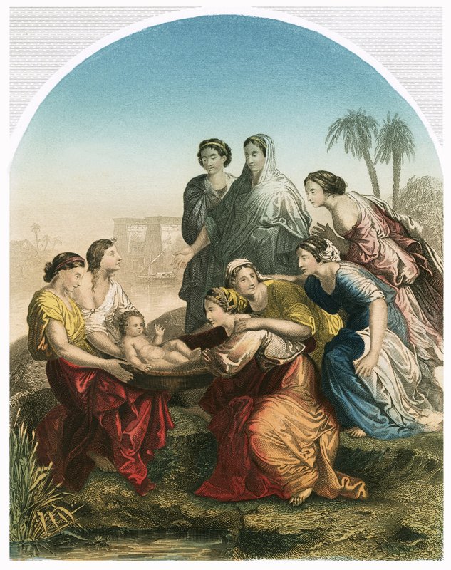 Auffindung des Moses von Nicolas Poussin
