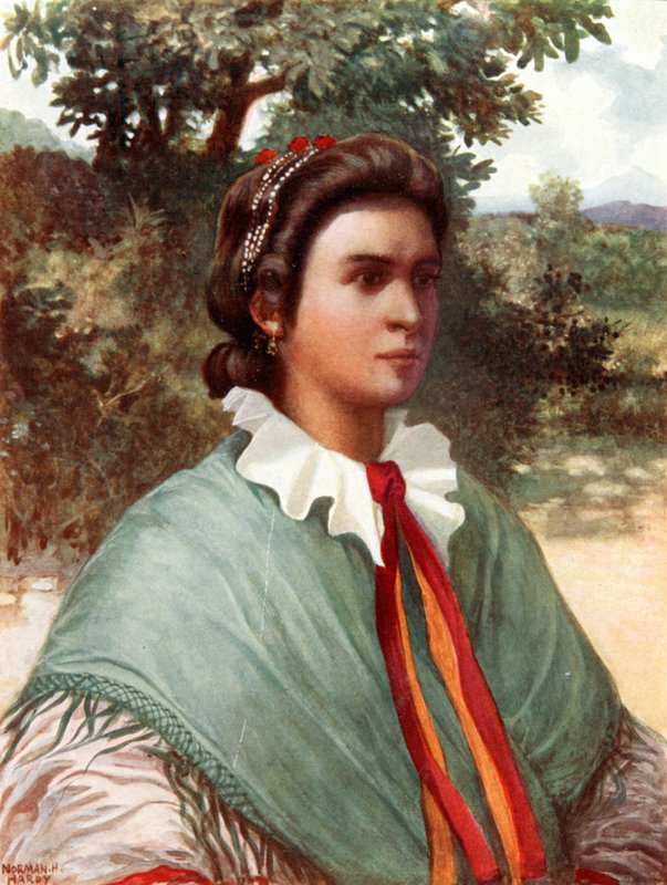 Ein ungarisches Bauernmädchen von Norman Hardy