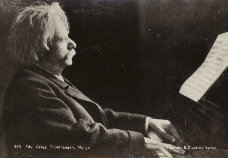 Edvard Grieg in Troldhaugen, Norwegen von Norwegian Photographer