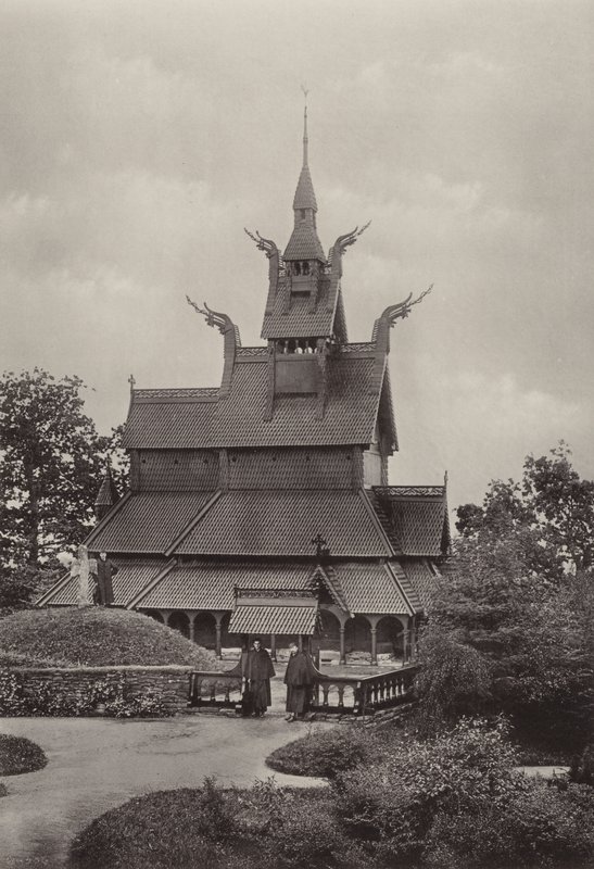 Fantoft, Stabkirche, Bergen von Norwegian Photographer