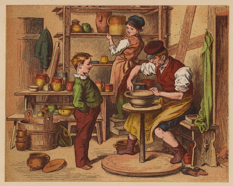 Töpfer von Oskar Pletsch