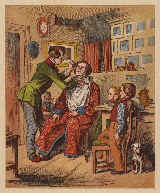 Der Barbier von Oskar Pletsch