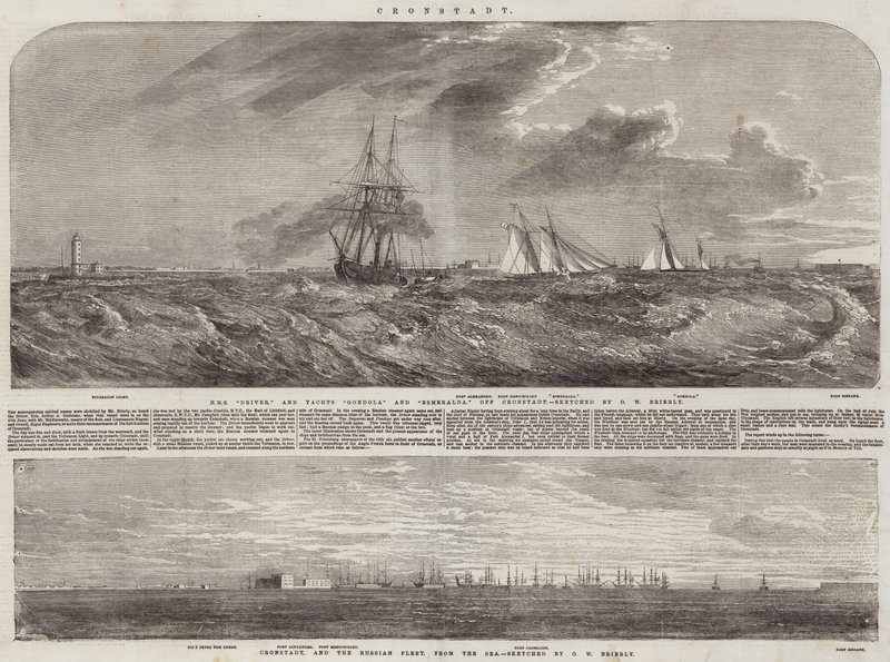 Kronstadt von Oswald Walters Brierly