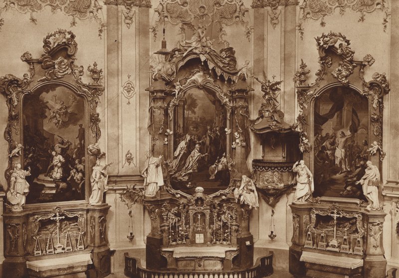 Klosterkirche von Ettal, Seitenaltäre von Otto Ballerstedt