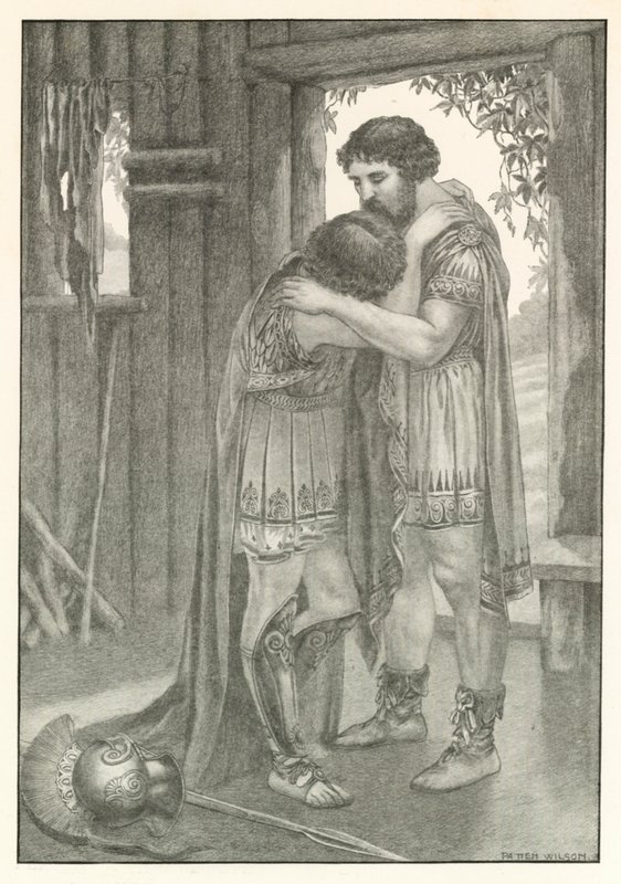 Illustration für Homers Odyssee von Patten (after) Wilson