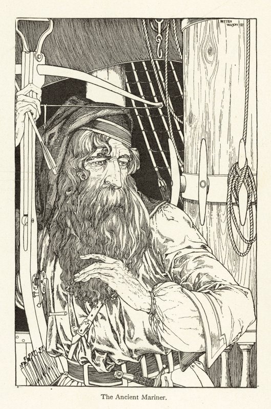 Die Ballade vom alten Seemann (Gravur) von Patten Wilson