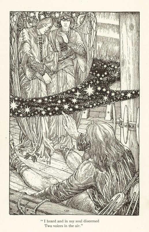 Die Ballade vom alten Seemann (Gravur) von Patten Wilson