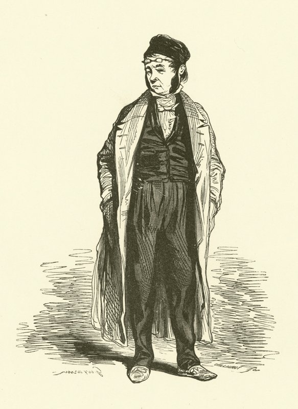 Der Schulmeister von Paul after Gavarni
