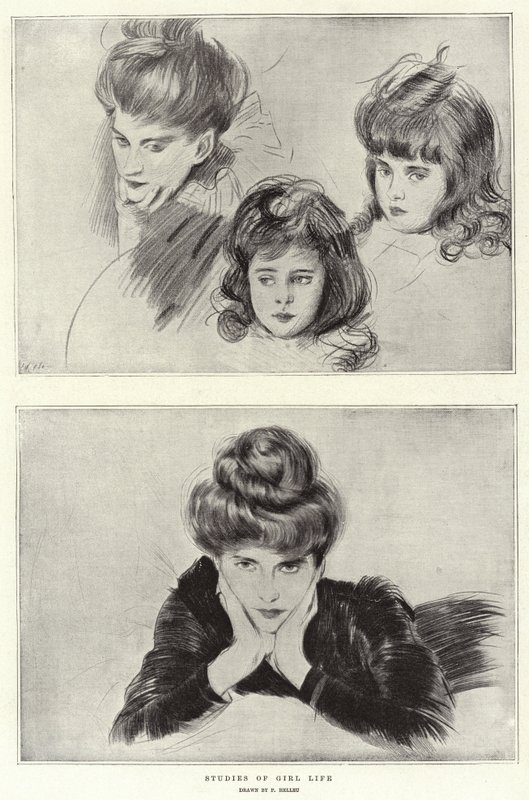 Studien des Mädchenlebens von Paul Cesar Helleu