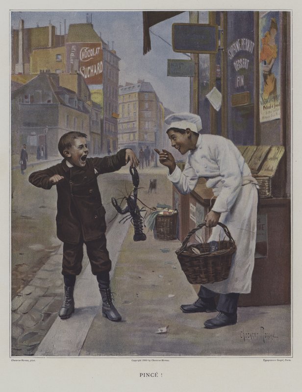 Pince! (Gezwickt!) von Paul Charles Chocarne Moreau