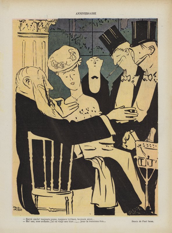 Illustration für Le Rire von Paul Iribe