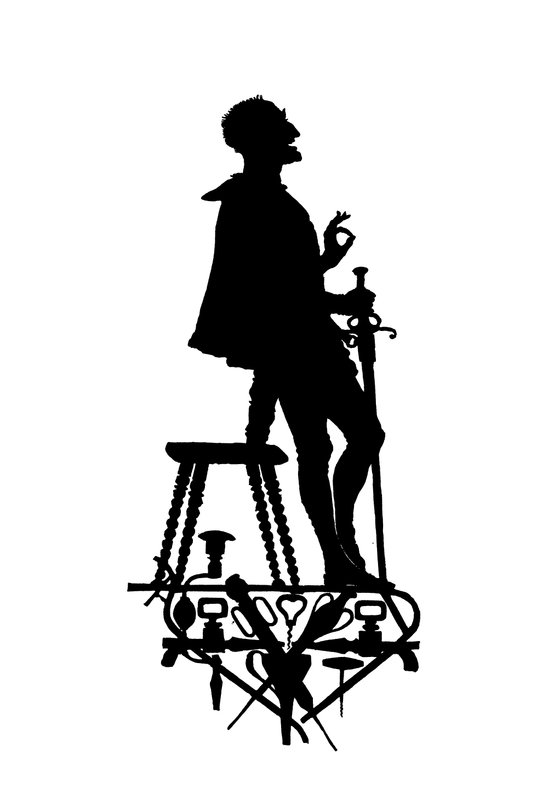Mephistopheles (Gravur) von Paul Konewka