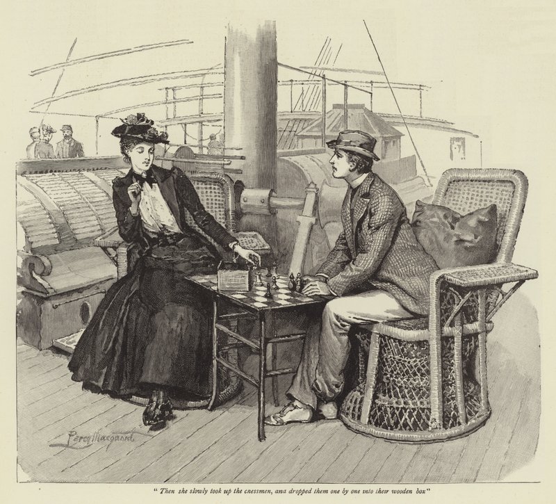 Illustration für A Delusion, von Theresa I Macquoid von Percy Macquoid