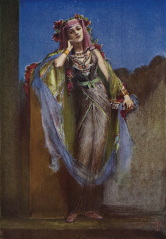 Eine ägyptische Tänzerin von Percy Anderson
