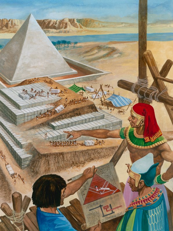 Bau der Pyramiden von Peter Jackson