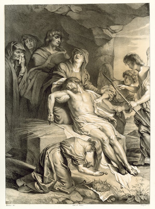 Die Grablegung Christi von Peter Paul Rubens