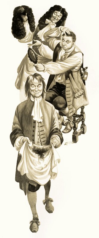Ein geschäftiger Barbier-Chirurgenladen von Peter Jackson