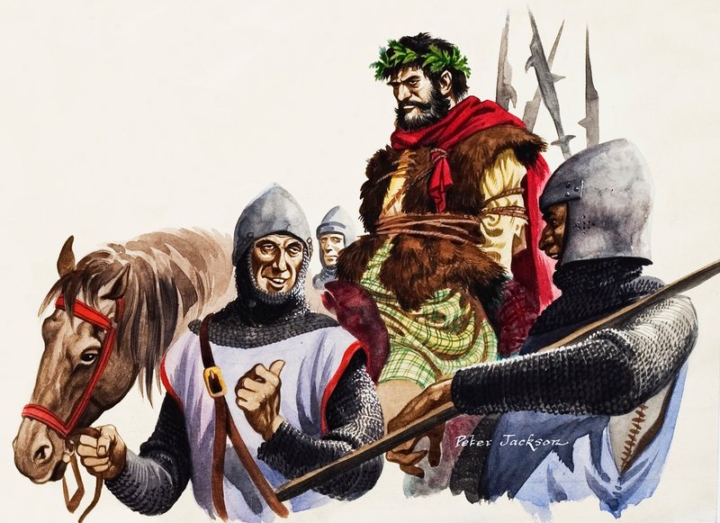 William Wallace wird in Gefangenschaft vorgeführt von Peter Jackson