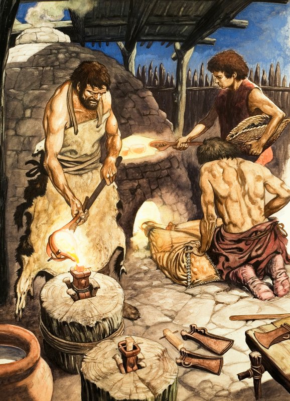 Arbeit in der Bronzezeit von Peter Jackson