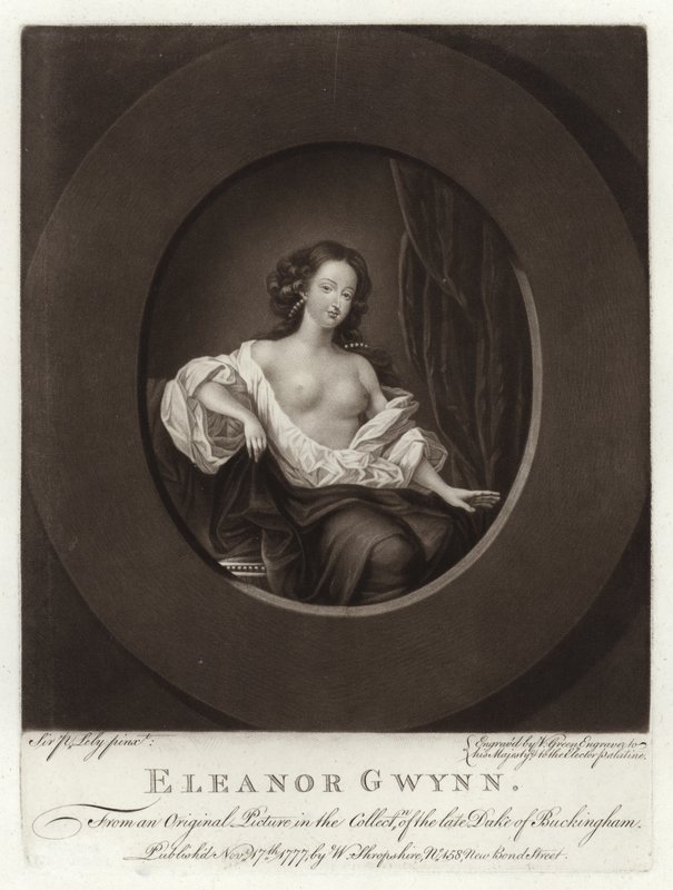 Porträt von Nell Gwyn von Peter Lely