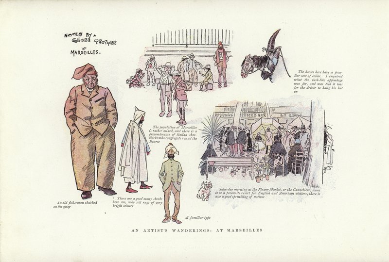 Wanderungen eines Künstlers, in Marseille von Phil May