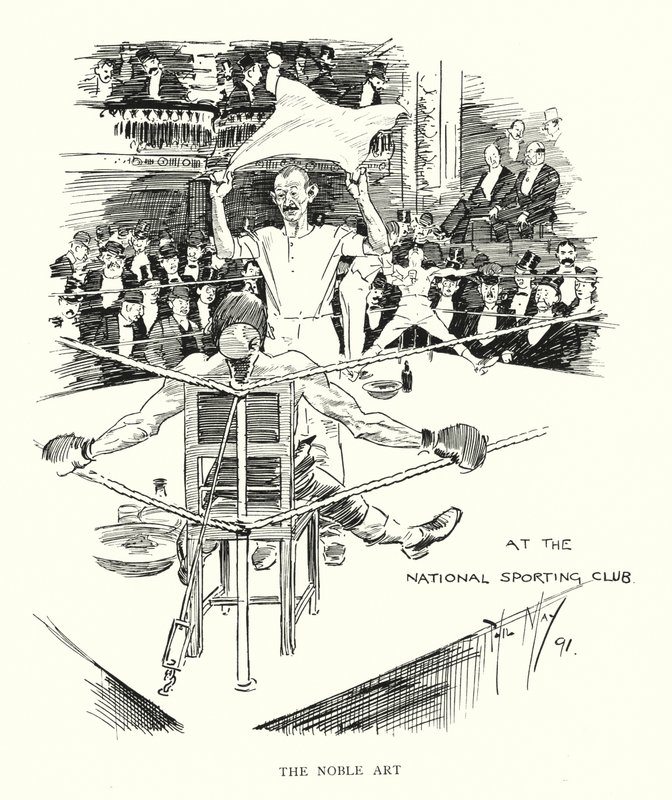 Die edle Kunst (Lithografie) von Phil May