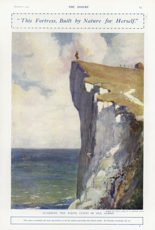Bewachung der weißen Klippen von Old Albion, Erster Weltkrieg von Philip Dadd