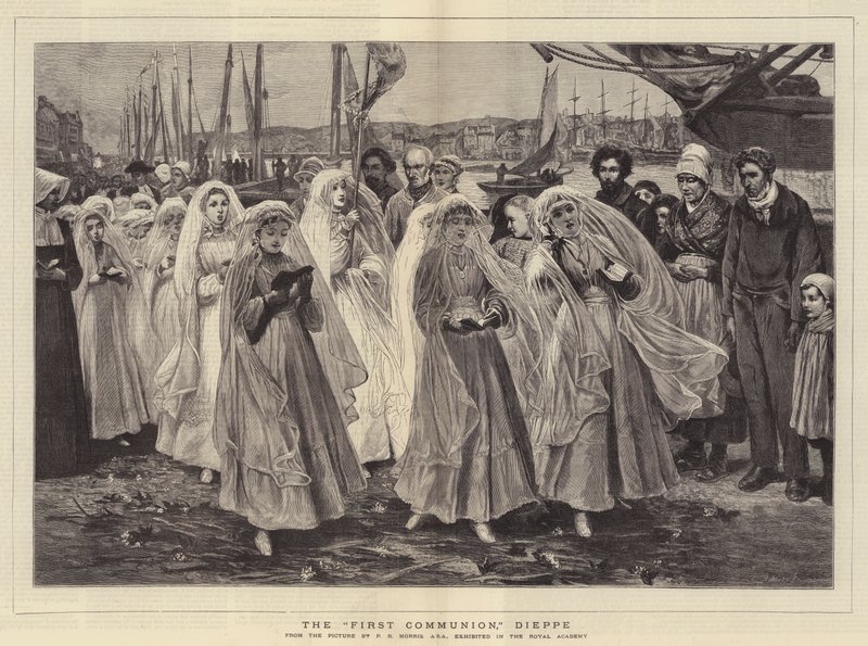 Die erste Kommunion, Dieppe von Philip Richard Morris
