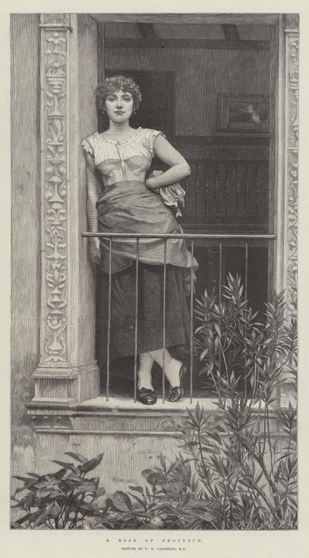 Eine Rose der Provence von Philip Hermogenes Calderon