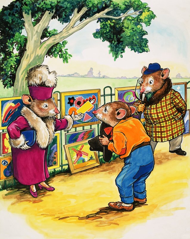Stadtmaus und Landmaus von Philip Mendoza