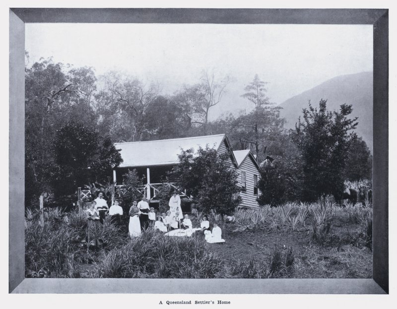 Das Haus eines Siedlers in Queensland von Photographer Australian