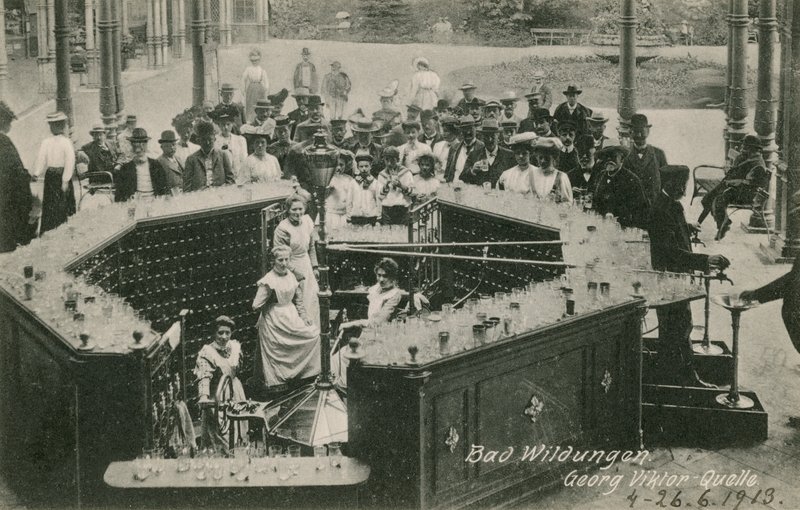 Bad Wildungen. Postkarte von 1913. von Photographer German