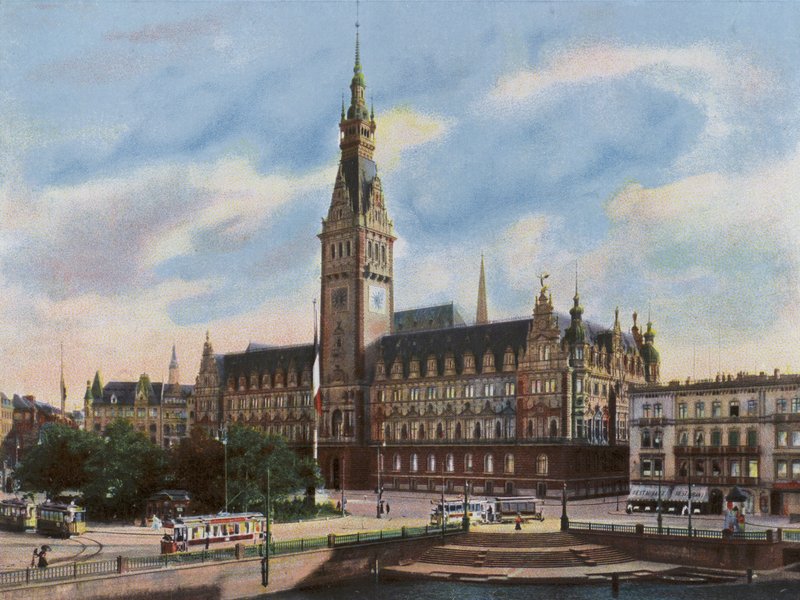 Hamburg: Rathaus von Photographer German