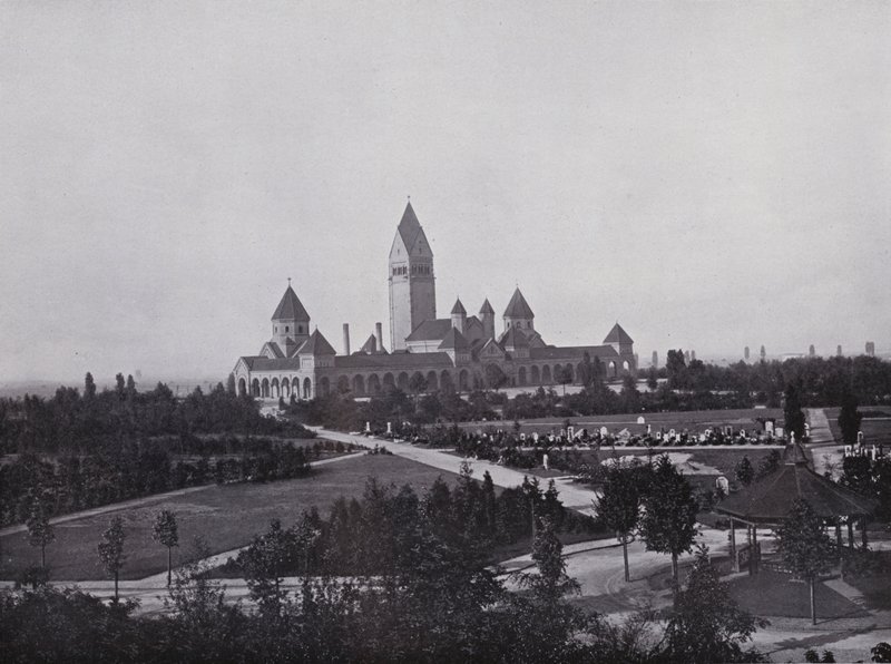 Leipzig: Krematorium von Photographer German