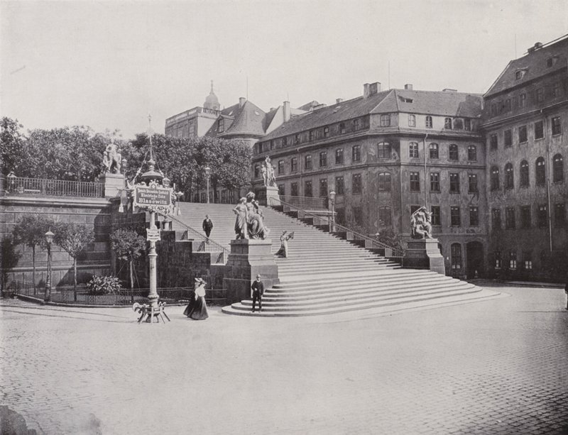 Treppe der Brühlschen Terrasse von Photographer German