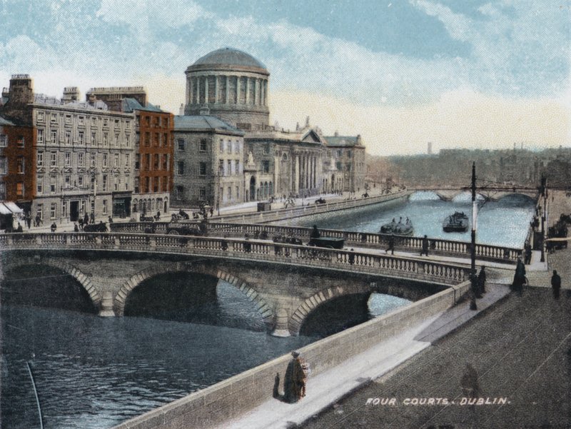 Four Courts, Dublin (Farbfoto) von Photographer Irish