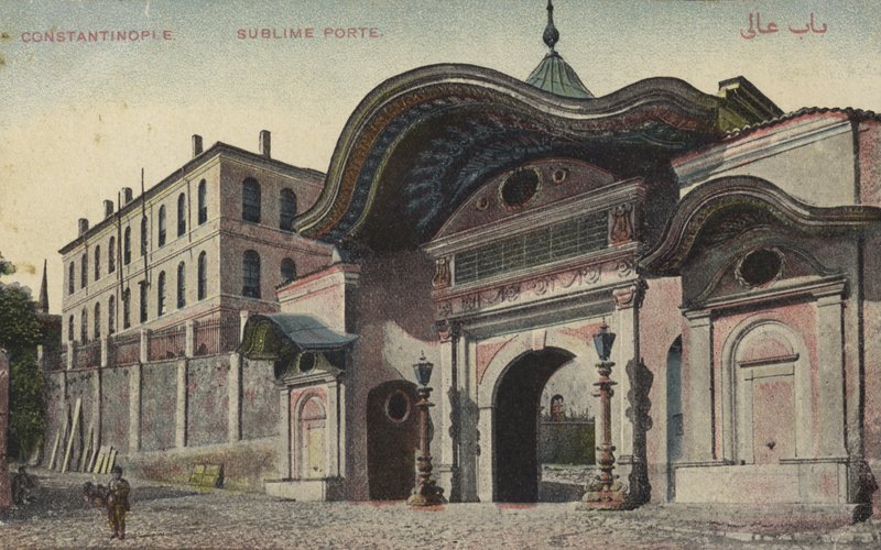 Sublime Porte, Konstantinopel von Photographer Turkish