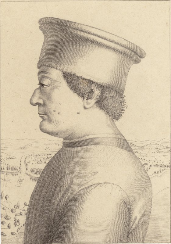 Federico da Montefeltro von Piero della Francesca