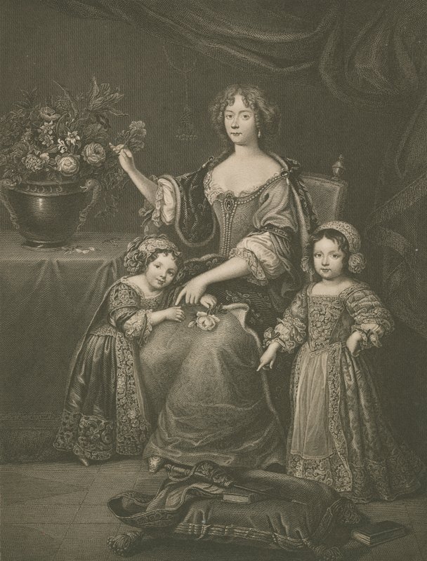 Henrietta Stuart, Herzogin von Orléans von After Pierre Mignard