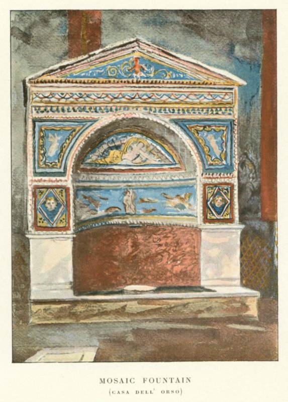 Mosaikbrunnen, Casa Dell