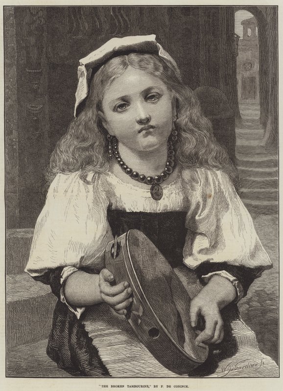 Das zerbrochene Tamburin von Pierre Louis de Coninck