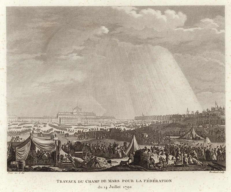 Lager auf dem Champ de Mars von Prieur