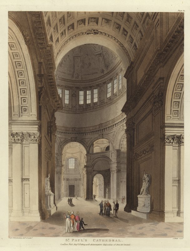St. Pauls Kathedrale von Pugin and Rowlandson