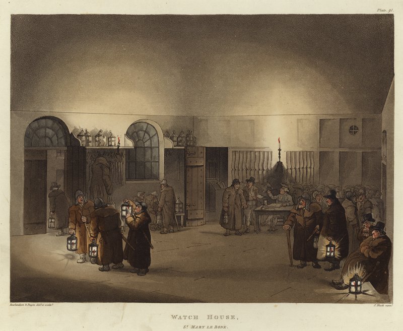 Wachhaus von Pugin and Rowlandson